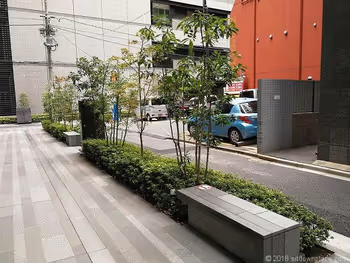 JEBL秋葉原スクエア横の休憩所