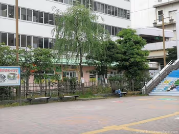 新潟駅万代口・北口バスターミナル付近のベンチ