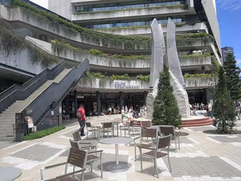 ソラマチ1Fソラマチひろばの休憩場所