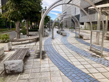 大垣駅南側 一方通行の道路沿いの写真1