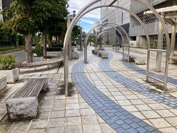 大垣駅南側 一方通行の道路沿いの写真1