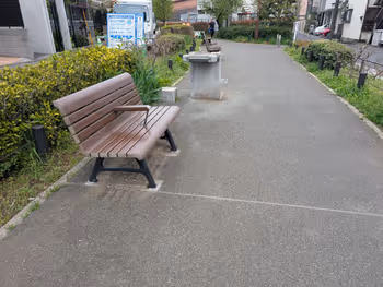 烏山川緑道 城山通り付近の写真4