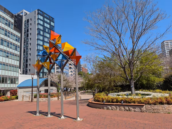 築地川公園 デイキャンプ場側の写真2