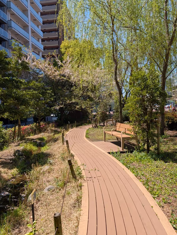 築地川公園南側の写真1