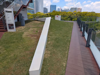 ウォーターズ竹芝 シアター棟 デッキの写真3