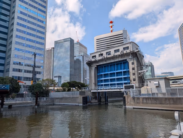 芝浦運河緑地 古川水門の写真5