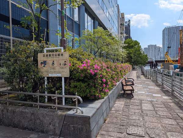 芝浦運河緑地 古川水門の写真4