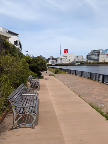 隅田川テラス 清洲橋-中洲公園間の写真5