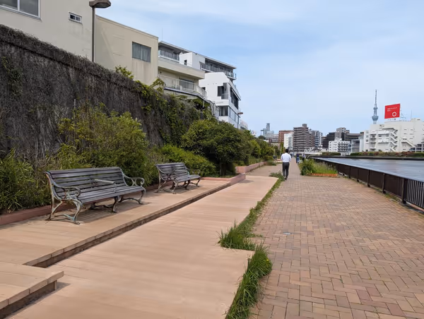 隅田川テラス 清洲橋-中洲公園間の写真1