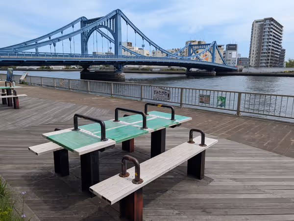 隅田川テラス 清洲橋付近の写真2