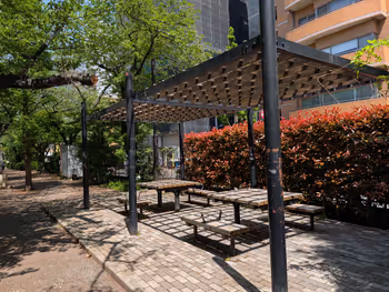 浜町川緑道 弁慶像側の写真2