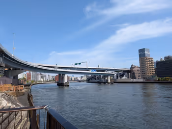 隅田川テラス 浜町公園付近の写真3