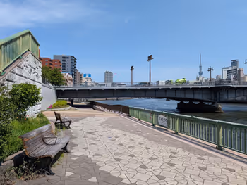 隅田川テラス 両国橋側の写真2