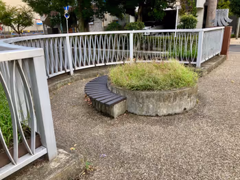 水門川に架かる橋上の写真2