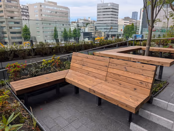 THE LINKPILLAR 2 泉岳寺側デッキの写真2