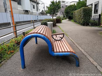 世田谷郵便局裏 蛇崩川緑道の写真2