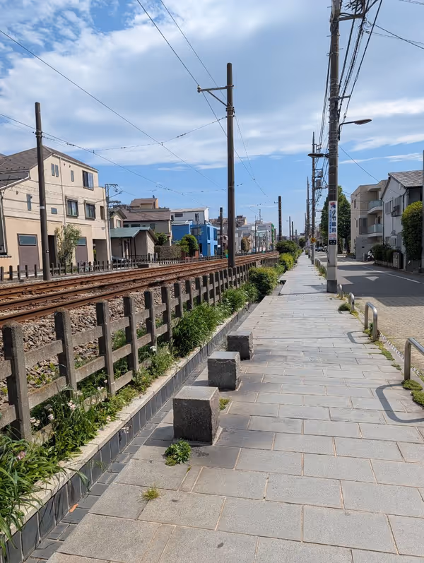 世田谷線路沿いの写真4