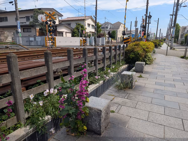 世田谷線路沿いの写真3