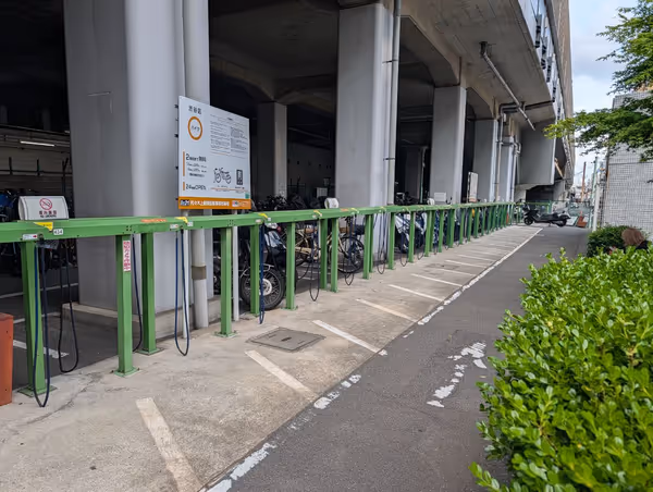 代々木上原自転車等駐車場前の写真3