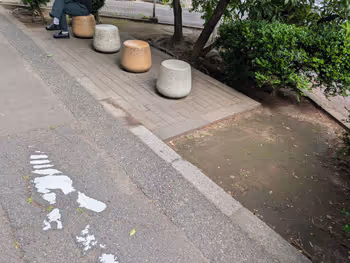 代々木上原自転車等駐車場前の写真2