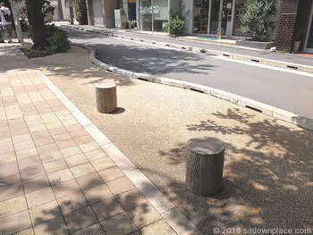 巢鸭樱花大道的单人长椅