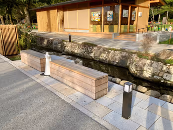 岐阜公園 岐阜城楽市付近の写真2