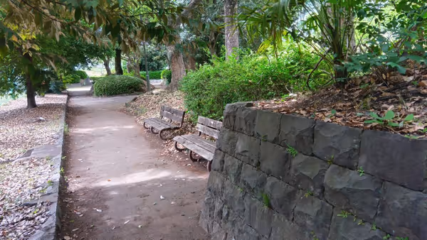 貝取南公園球技場を眺めての写真1