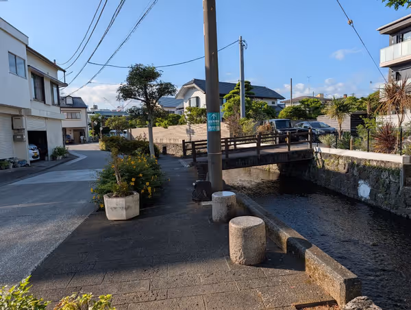 御殿川 赤橋付近の写真1