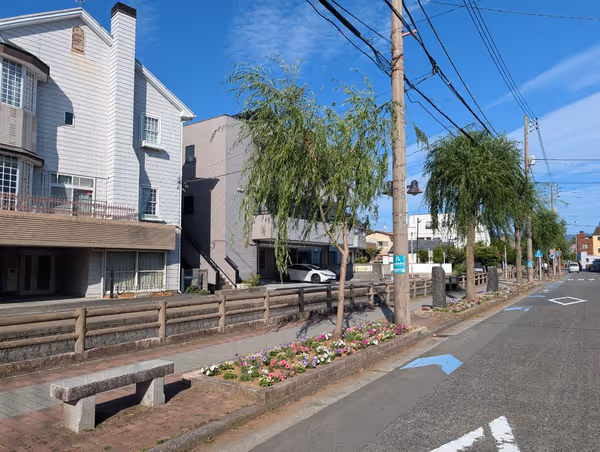 桜川 文学碑沿いの写真1
