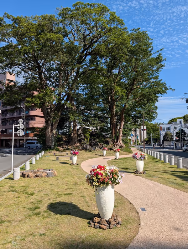 愛染院跡の熔岩塚の写真1
