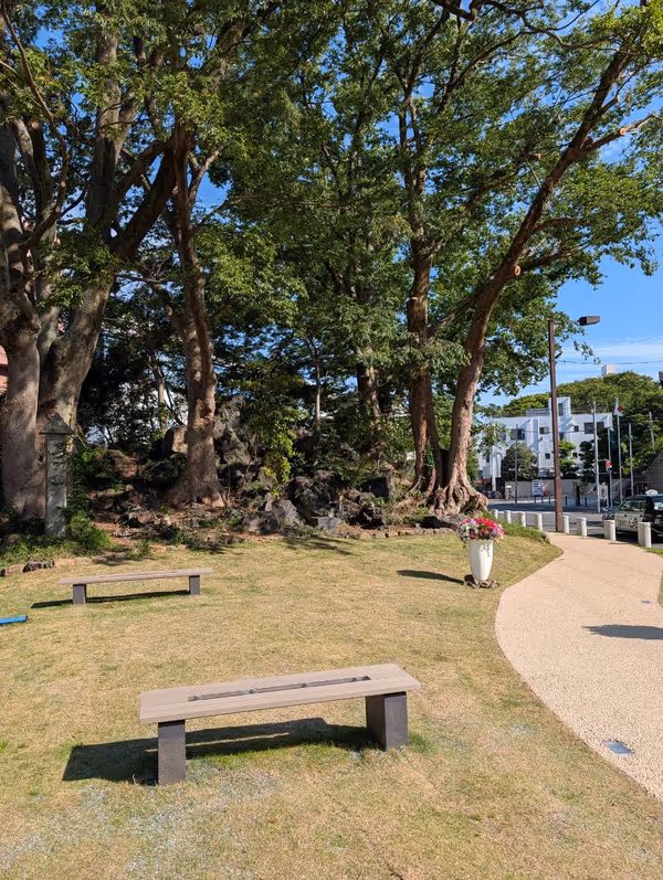 愛染院跡の熔岩塚の写真2