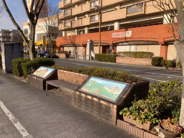 笠岡市役所前の写真1