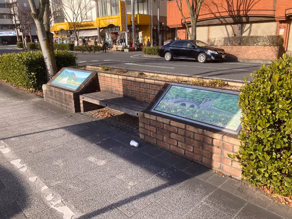 笠岡市役所前の写真2