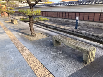 笠岡小学校前の写真1