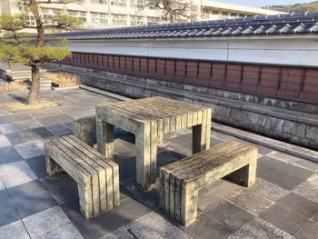 笠岡小学校前の写真2