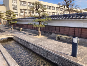 笠岡小学校前の写真3