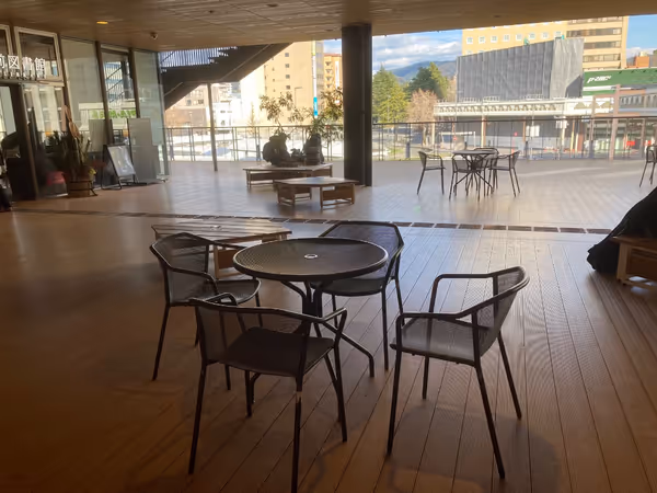 みゆき口側 徳山駅前図書館付近の写真1