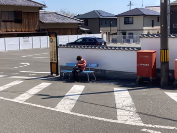 【本竜野駅】たつの市営駐車場前