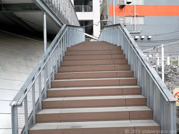 External stairs of omterrace