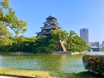 広島城 北側お堀端の写真3