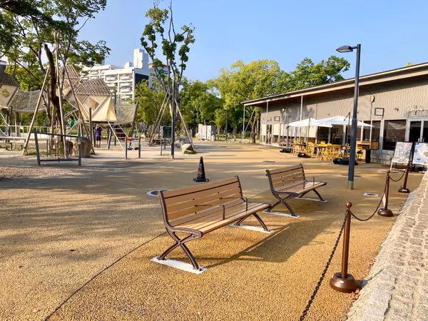 ひろしまスタジアムパーク 噴水周辺の写真2