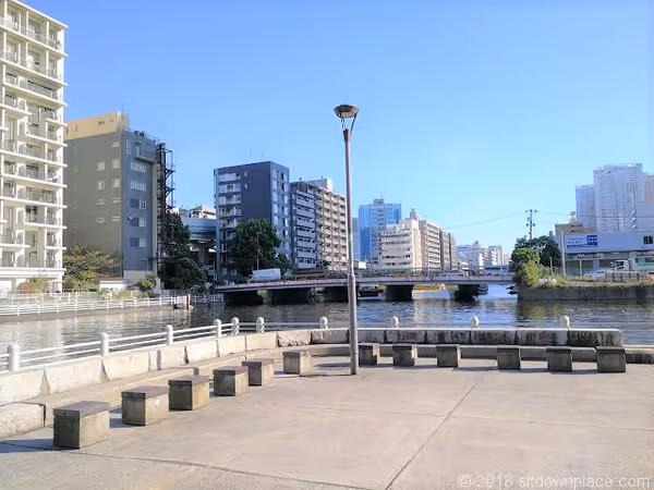 芝浦運河沿緑地の写真5