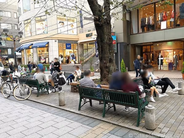 Photo de 九品仏川緑道のベンチ 2