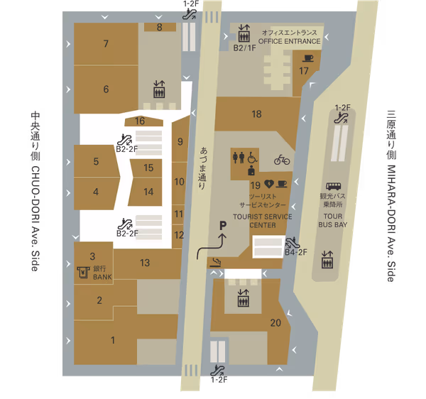 Photo of Ginza Station | Rest Spot in front of GINZA SIX (Ginza Six) CITIZEN 1