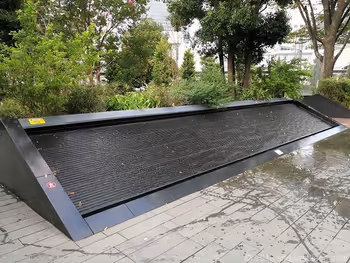 Wall-type object near ThinkPark Arena