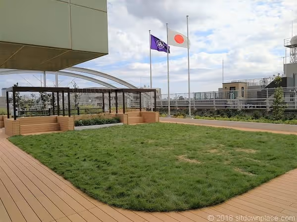 下北澤站 北澤鎮廳 屋頂庭園 休息處 的照片 4