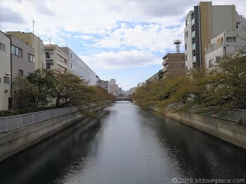 仙台堀川的景觀