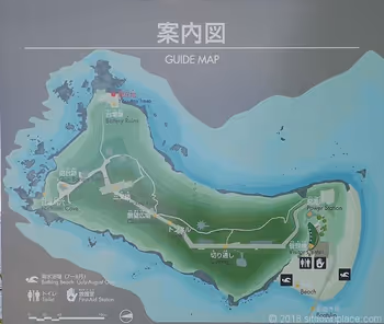 사루시마 안내도