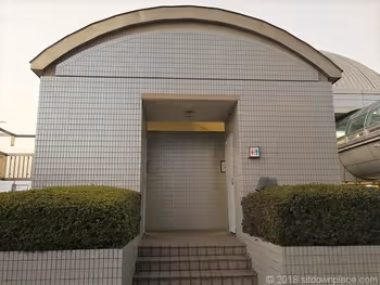 Public toilet in the Astro Plaza Observation Garden on the 5th floor of Kitatopia