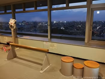 北とぴあ17F展望ロビーさいたま新都心側